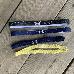 Pack of 4 Under Armour headbands